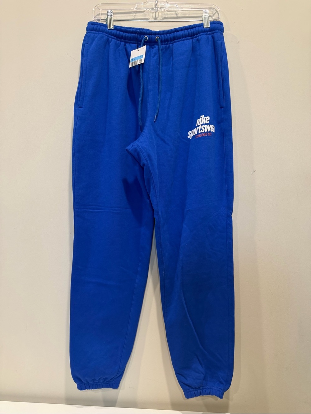 Nike Blue Sportswear Joggers with White Logo
